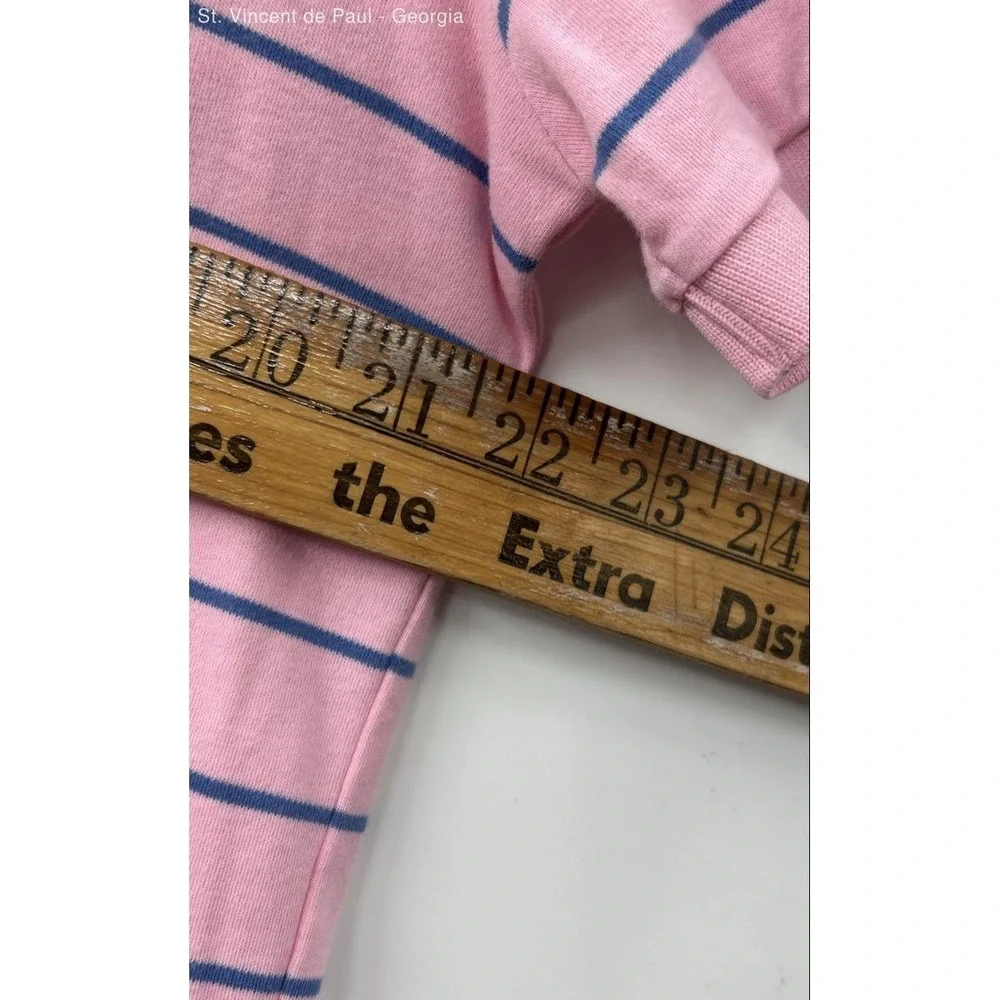 Polo Ralph Lauren Short Sleeve Polo Shirt Men's Large Pink Blue Preppy